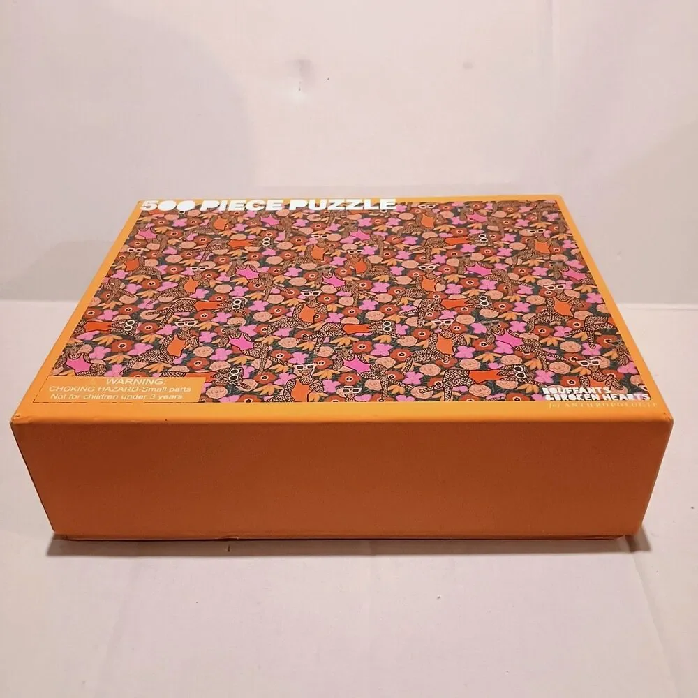 Kendra Dandy x Anthropologie Tropics Puzzle-500pc-Bouffants & Broken Hearts